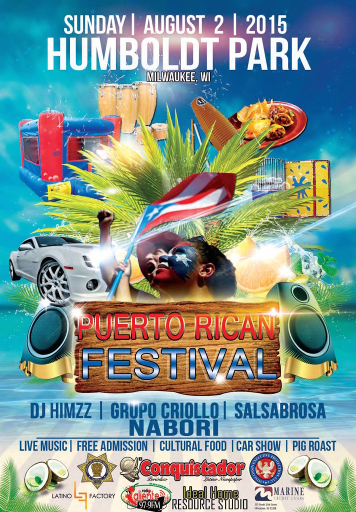 Puerto Rican Fest Sunday, Aug. 2nd Milwaukee Salsa